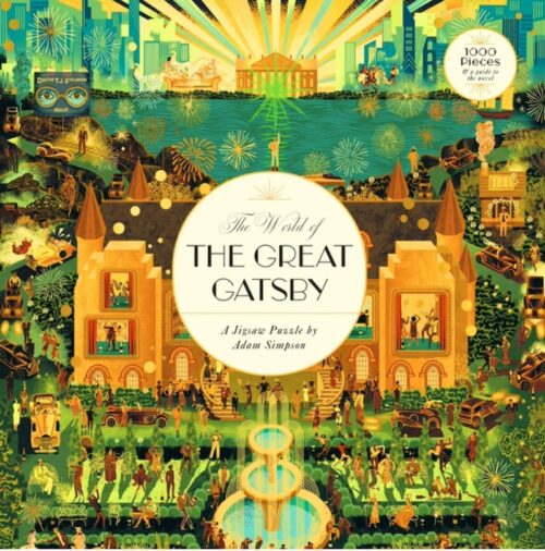 World of the Great Gatsby puzzle box cover, picture of product